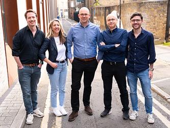 The StructureFlow leadership team: Owen Oliver, Fiona McClune, Tim Follett, Paul Brandon and Gerry McHugh

